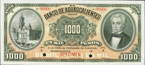 Aguascalientes 1000 specimen