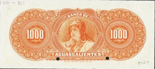 Aguascalientes 1000 A 00000 reverse