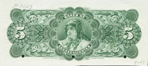 Aguascalientes 5 C 00000 reverse