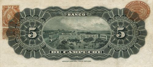 Campeche 5 A 35511 reverse