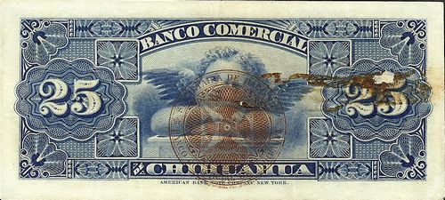 Comercial 25c A 55186 reverse