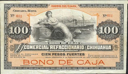 Banco Comercial Refaccionario 100 C 611