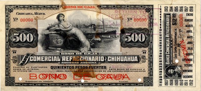 Banco Comercial Refaccionario 500 B 00000