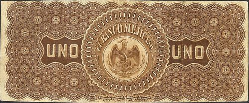 Banco Mejicano 1 E 13575 reverse