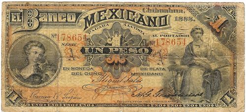 Banco Mexicano 1 A 178654