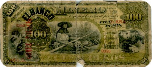 Banco Minero 100 B 0350