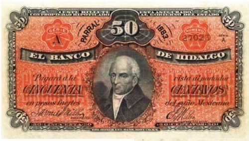 Hialgo del Parral 50c A 27023