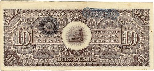 Ejercito 10 C 281465 reverse