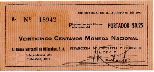 Financiera 25c A 18942