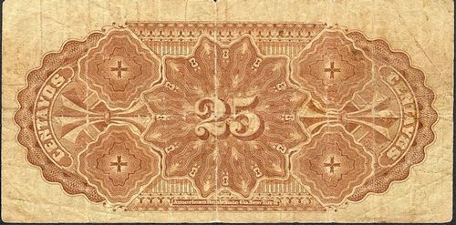 Santa Eulalia 25c B 4580 reverse