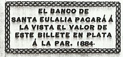 Santa Eulalia overprint 1