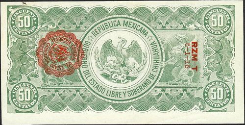 dos 50c U 4798802 reverse