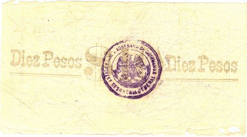 sabanas 10 A 10912 reverse