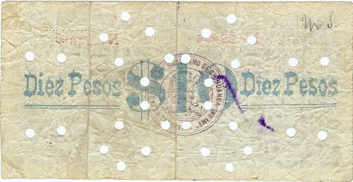 sabanas 10 A 22496 reverse