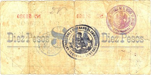 sabanas 10 B 51989 reverse