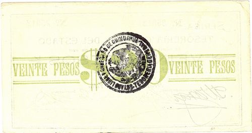sabanas 20 A 25912 reverse