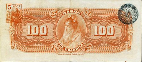 Coahuila 100 I8 7631 reverse