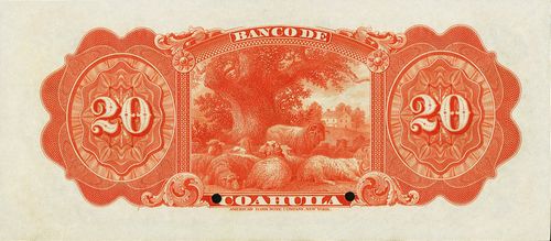 Coahuila 20 00000 reverse