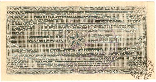 Compania Industrial de Parras 50c reverse