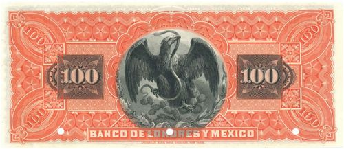 Londres 100 C 00000 reverse