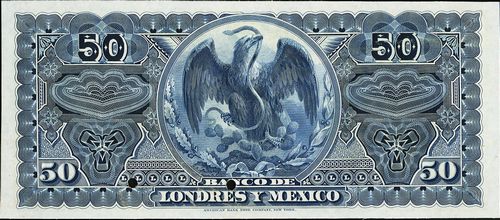 Londres 50 H 00000 reverse