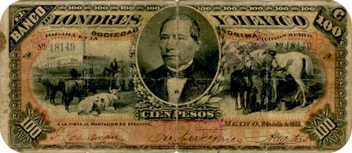 Londres y Mexico 100 A 18149