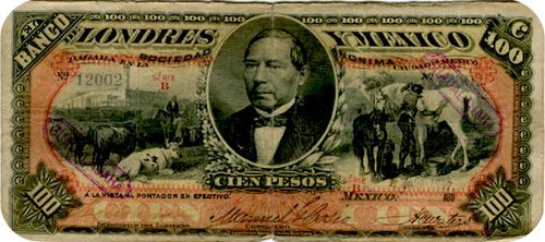 Londres y Mexico 100 B 12002