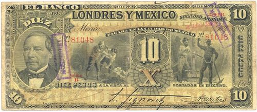 Londres y Mexico 10 B 81048