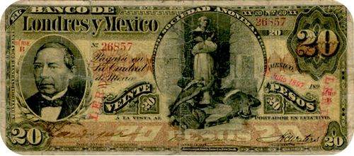 Londres y Mexico 20 B 26857