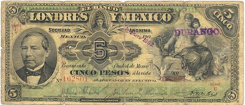 Londres y Mexico 5 C 162801