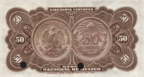 Nacional 50c specimen