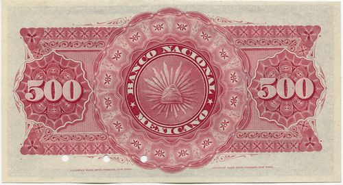 Nacional Mexicano 500 D1 0000 reverse