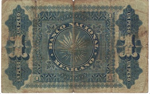 Banco Nacional Mexicano A1 572 reverse