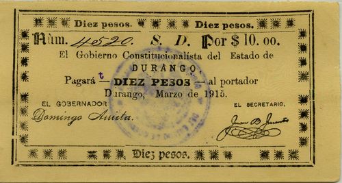Arrieta 10 Durango SD 4520