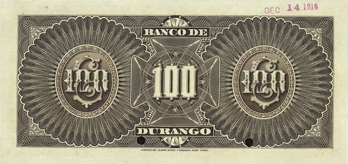 Durango 100 G 00000 reverse