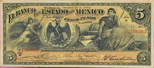 Mexico 5 B 196363
