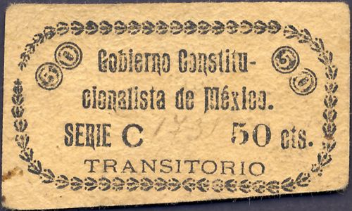 Gobierno Constitucionalista 50c