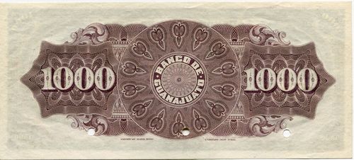 Guanajuato 1000 C 00000 reverse