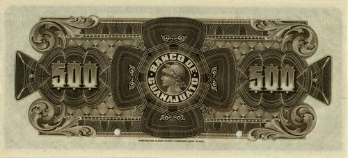 Guanajuato 500 A 00000 reverse