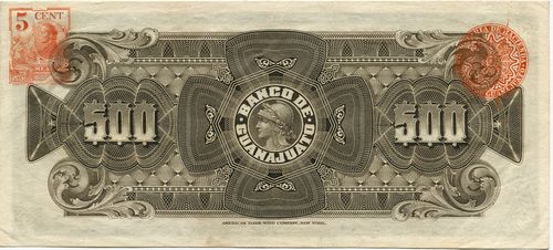Guanajuato 500 C 609 reverse