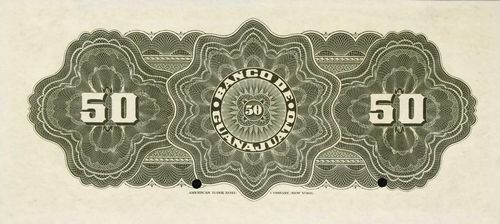 Guanajuato 50 A 00000 reverse