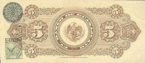 Guanajuato 5 G 402446 reverse