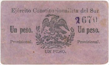Ejército Constitucionalista del Sur 1 2670