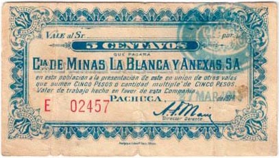 La Blanca y Anexas 25c