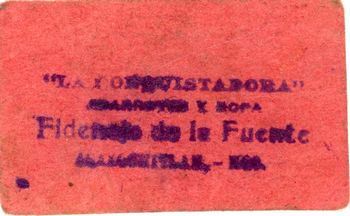 La Conquistadora 1c reverse