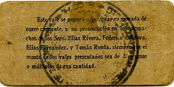 Zacualtipan 10c reverse