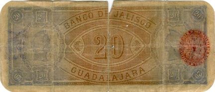 Jalisco 20 A 04064 reverse