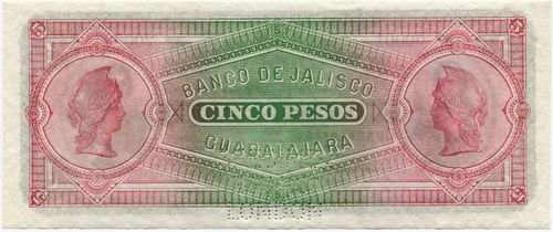 Jalisco BW 5 specimen reverse