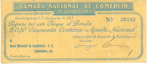 Banco Mercantil 50c 26092