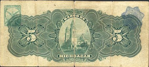Michoacan 5 00124 reverse